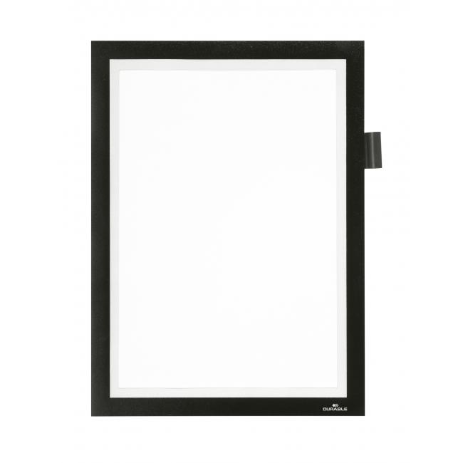 [DU498901] Magnetisches DURAFRAME MAGNETIC NOTE A4 schwarz