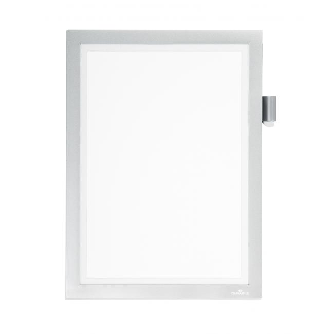 Magnetischer DURAFRAME MAGNETIC NOTE A4 silber