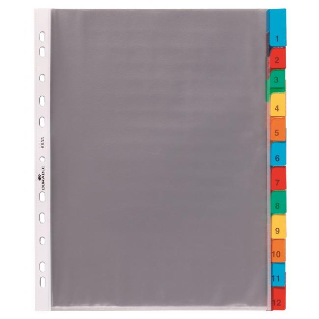 Europack DURABLE mit Indizes 1-12