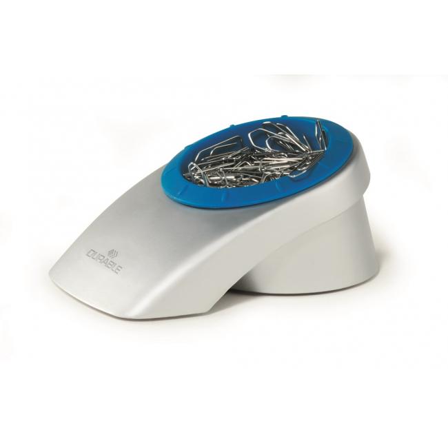 [DU771323] Büroklammernständer VEGAS silber/blau