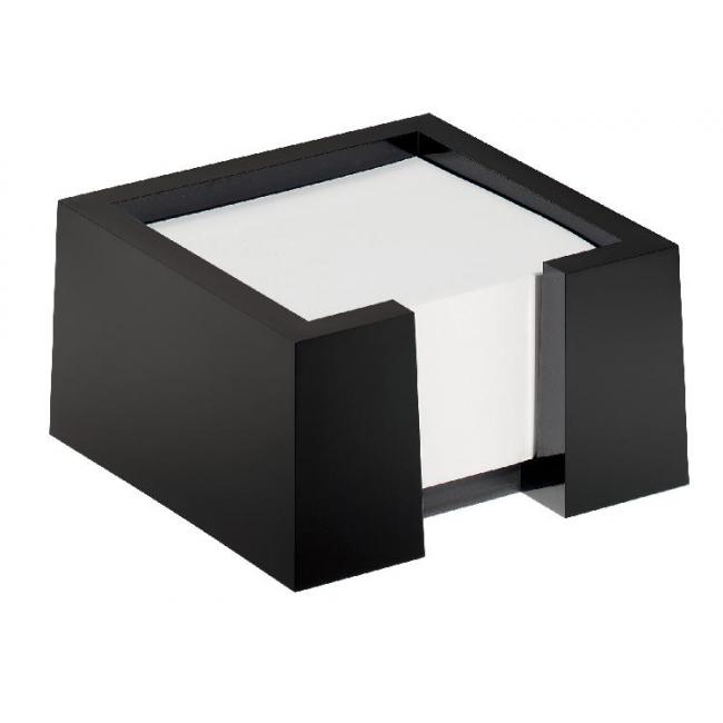 [DU772401] CUBO Notizblockständer schwarz