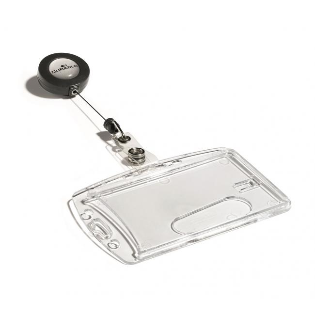 Kunststoff-Etiketten mit Rolle, strapazierfähig, 85 x 54 mm, 10 Stück