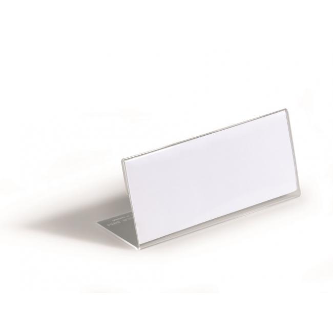 [DU805419] Tischnamensschild aus Acryl, robust, 61 x 150 mm