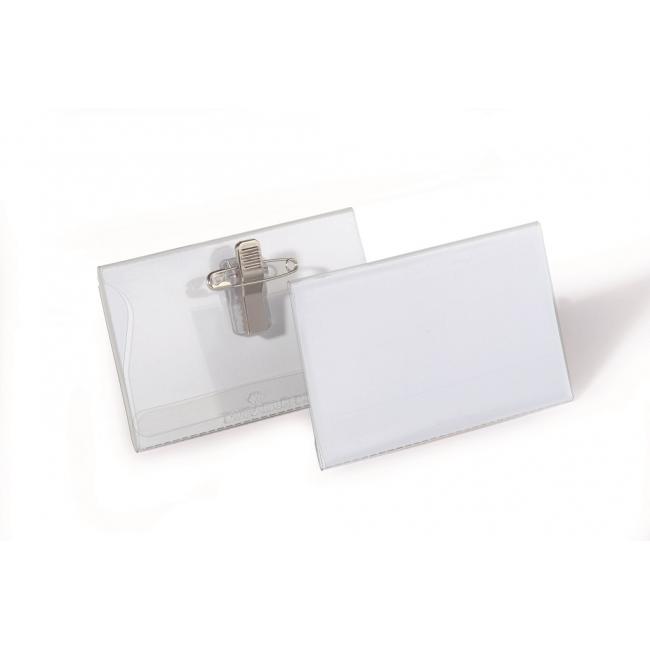 Etikettenclip + Nadel, robust, 90 x 54 mm, 50 Stück