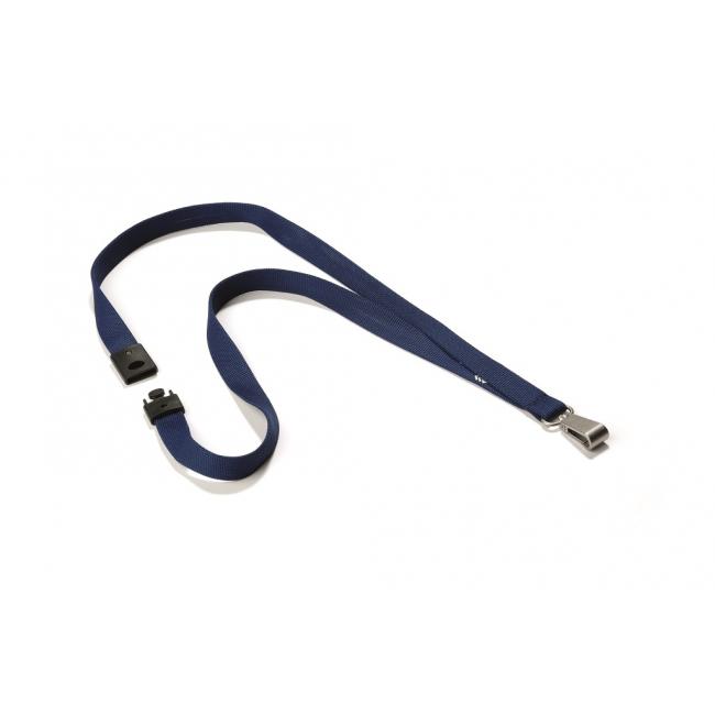 Aufhängeband, strapazierfähig, weich, Farbe: 15 mm, dunkelblau, 10 Stück