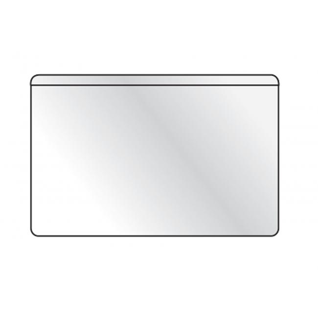 Selbstklebende Visitenkartenhülle mit Öffnung oben, strapazierfähig, 94 x 61 mm, 100 Stück