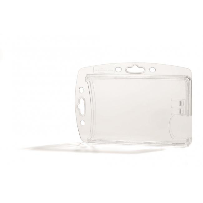 [DU892419] Anhänger für 2 Plastikkarten ohne Griff, strapazierfähig, 85 x 54 mm, 10 Stück