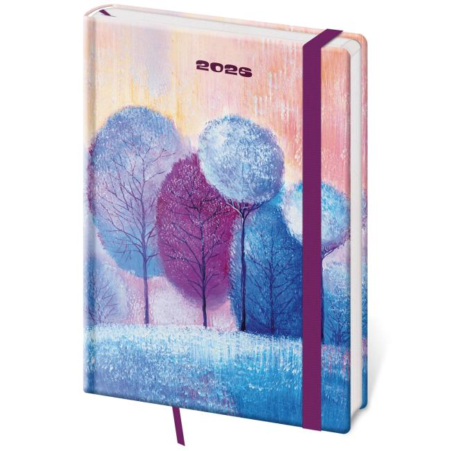 Vario Wochenkalender A5 14,3 x 20,5 cm mit Gummiband Eden 2026