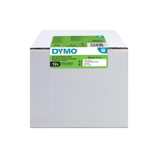 Dymo LW 89x28mm Adressetiketten weiß 1560 Stück