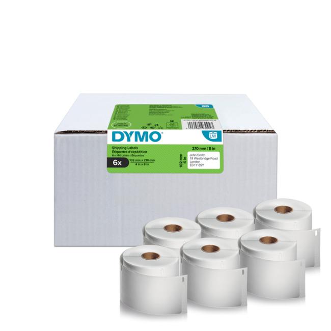 [DY177565] Dymo LW 5XL Selbstklebeetiketten, 102 x 59 mm, groß, Versand, weiß, 840 Stück