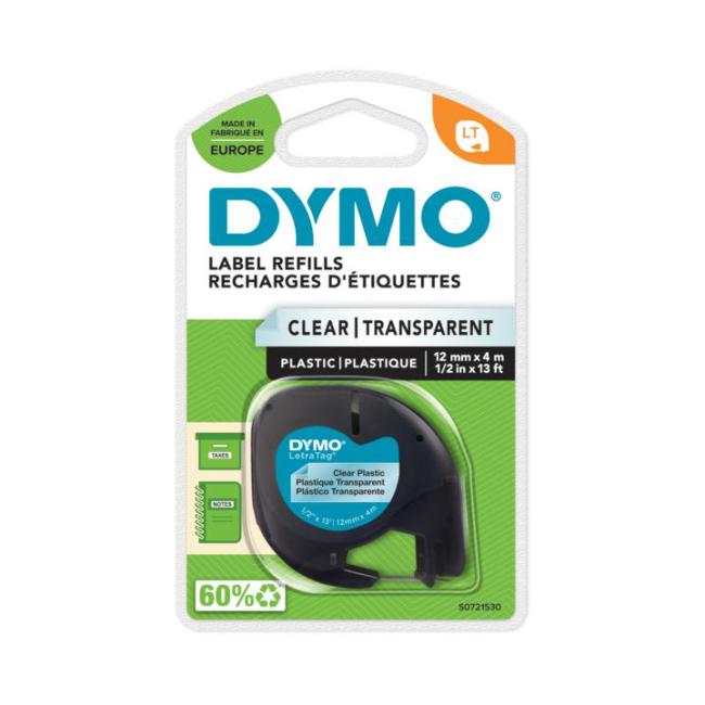 Dymo-Klebeband für Letratag transparent