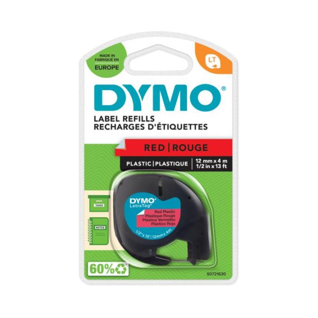 [DY721580] Dymo-Klebeband für Letratag rot