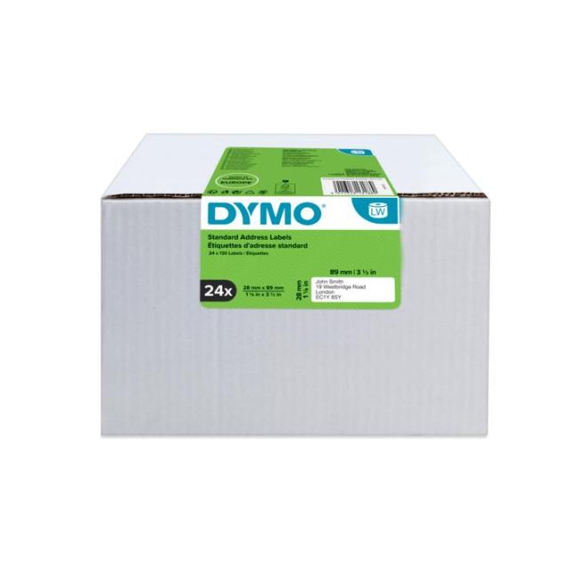 Dymo LW 89x28mm Adressetiketten weiß 3120 Stück