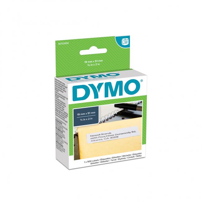 Dymo LW Selbstklebeetiketten 51 x 19 mm Mehrzweck weiß