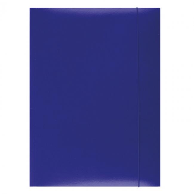 [EC113101] Kartonverpackung mit Gummiband, Bürobedarf, blau