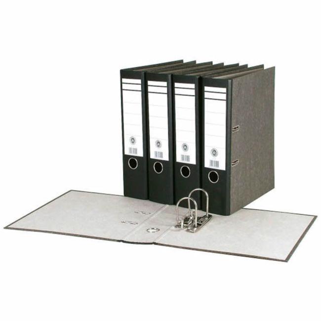 Hebelordner Marble Basic 7,5 cm schwarz