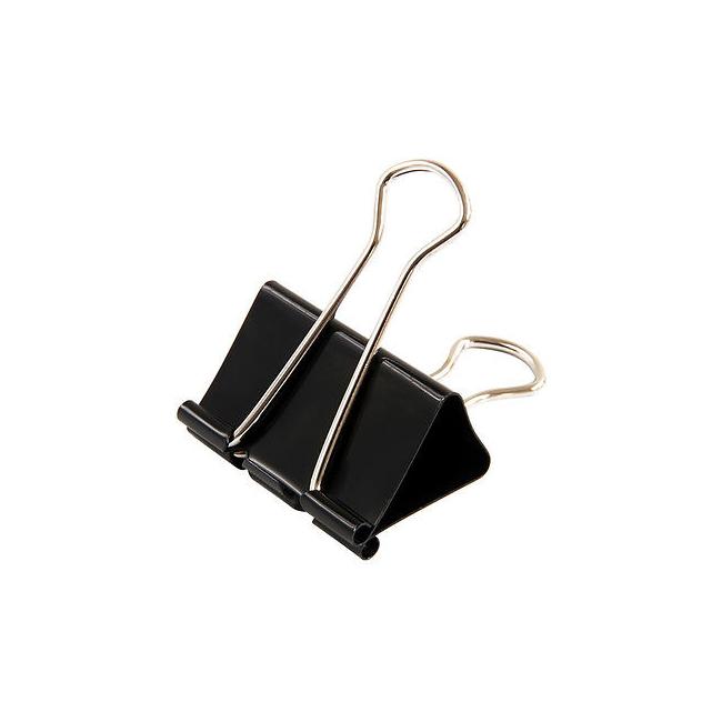 Büroartikel Dokumentenklammern 41 mm schwarz