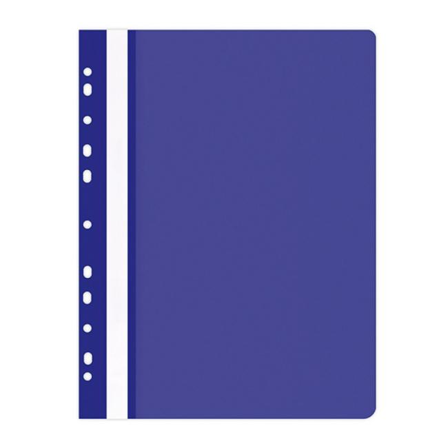 [EC4121100] PP-Schnellbinder mit Euro-Perforation, mattblau