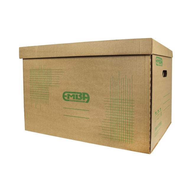 [EC610000] Umzugskarton Strong EMBA 3.H/H grüner Druck