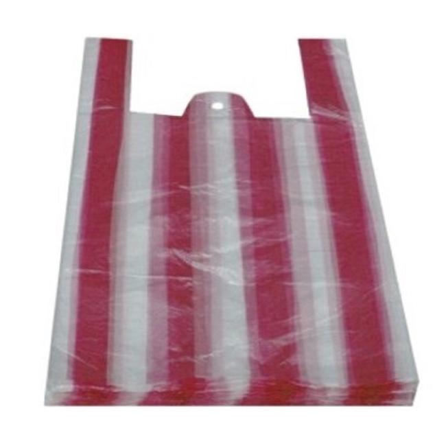 [EC820000] Mikrofaserbeutel bis 10 kg, 30+18x55 gestreift, 100 Stück