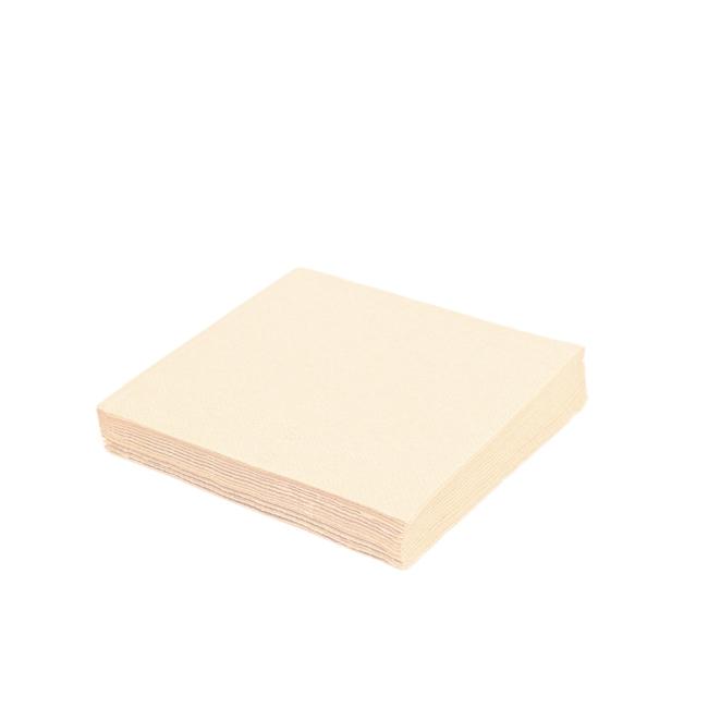 [EC869090] Papierservietten, 2-lagig, 33 x 33 cm, beige, 250 Stück