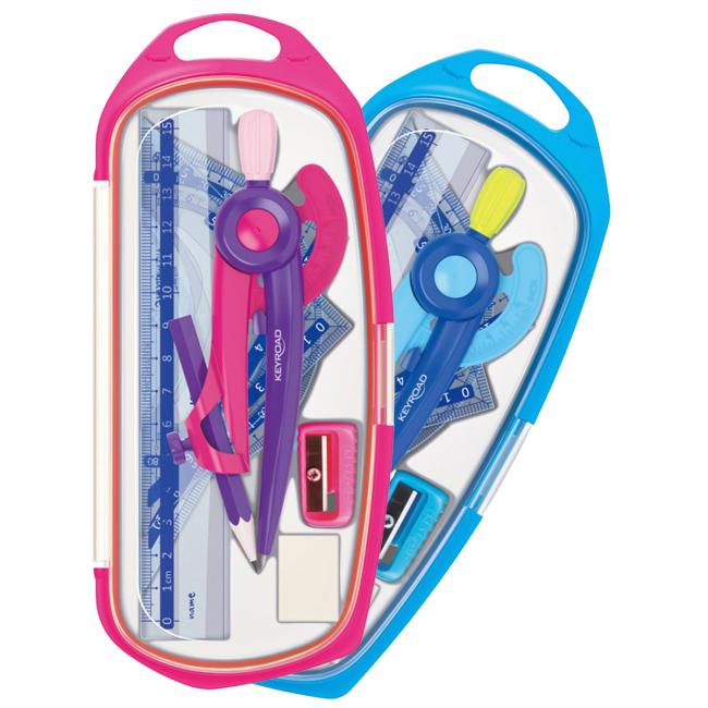 [EC971488] KEYROAD Schulmaterialset, groß, verschiedene Farben