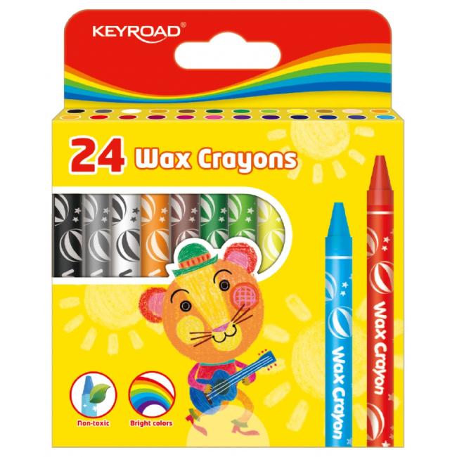 [EC971558] KEYROAD Buntstifte, 24 Stück, gemischte Farben