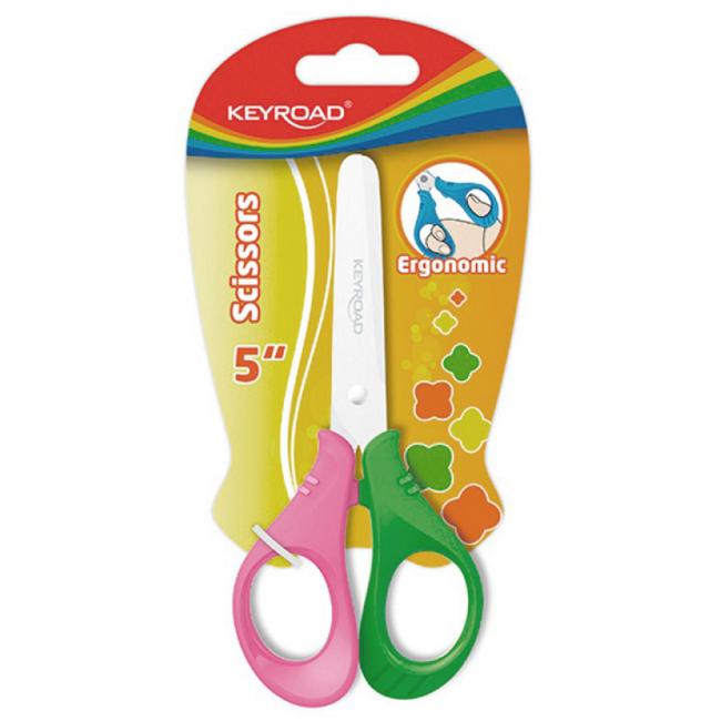 [EC971833] KEYROAD ergonomische Schulschere, Blasenpflaster, Farbmix