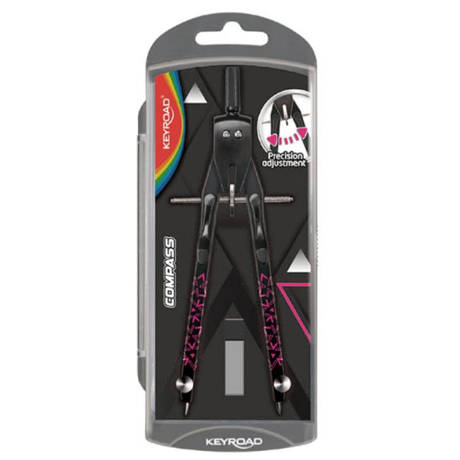 [EC972472] KEYROAD Metallkompass, Farbmix