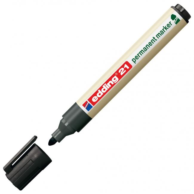 Edding 21 Permanentmarker schwarz