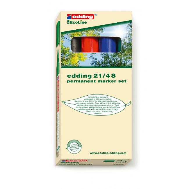 Edding 21/4S Permanentmarker-Set