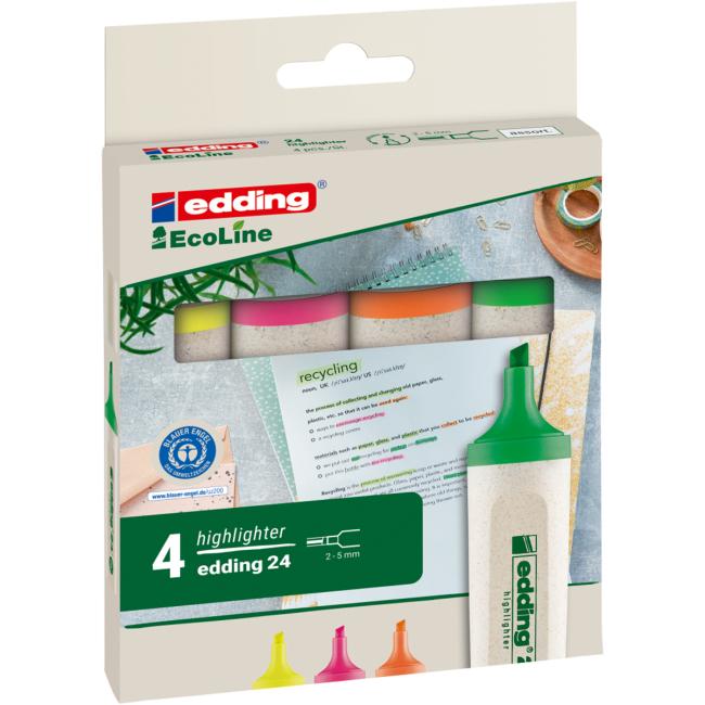 [ED002494] Edding 24/4S Textmarker-Set