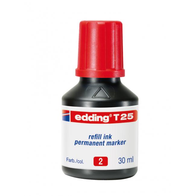 [ED002502] Edding T 25 Tinte rot
