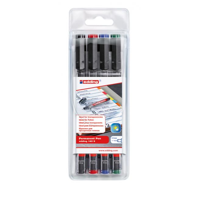 [ED014094] Edding 140 S/4S Permanentmarker-Set