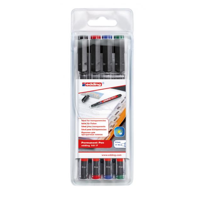 Edding 141 F/4S Permanentmarker-Set