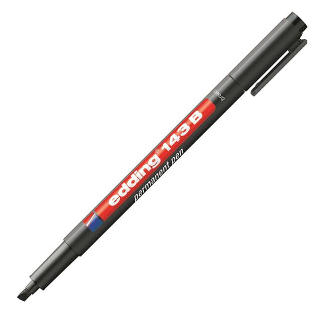 Edding 143 B Permanentmarker schwarz