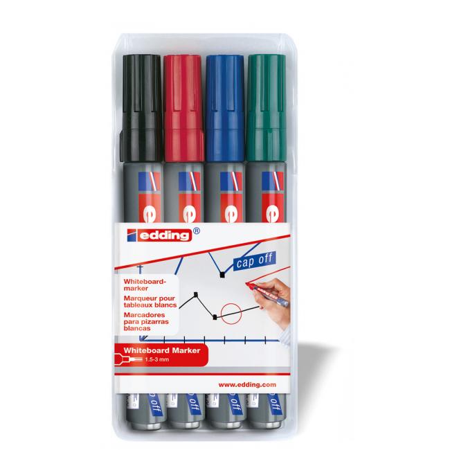 Edding 250/4S Whiteboard-Marker-Set