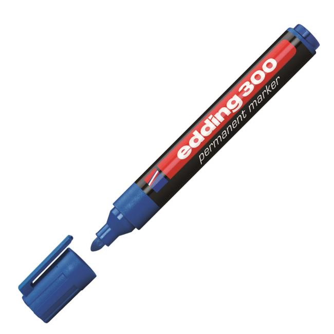 Edding 300 Permanentmarker blau