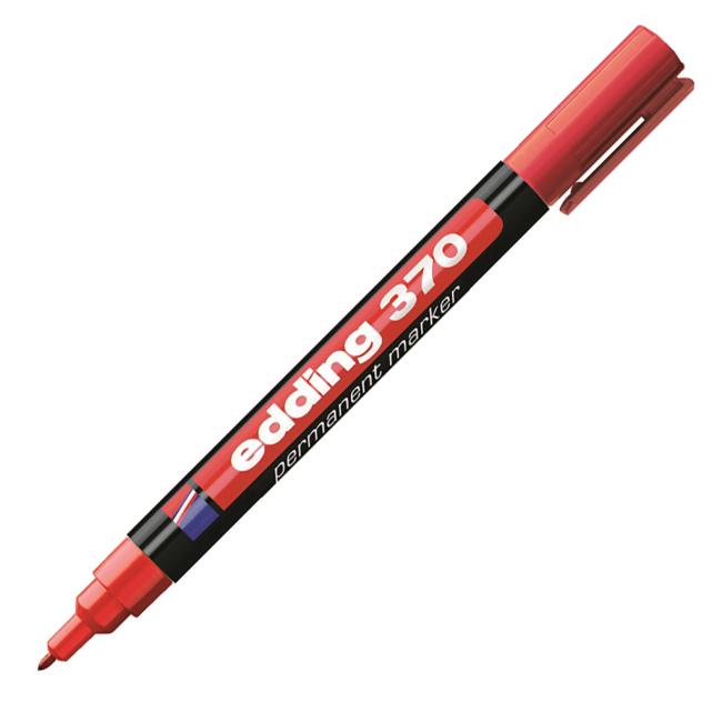 Edding 370 Permanentmarker rot