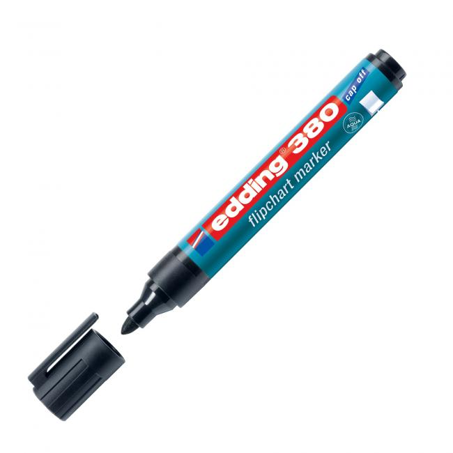 Edding 380 Flipchart-Marker schwarz