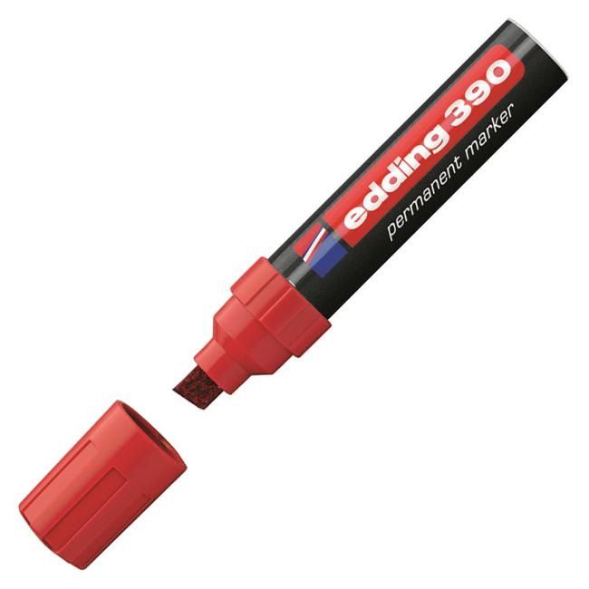 Edding 390 Permanentmarker rot