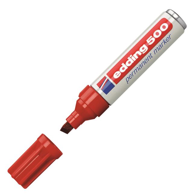 Edding 500 Permanentmarker rot