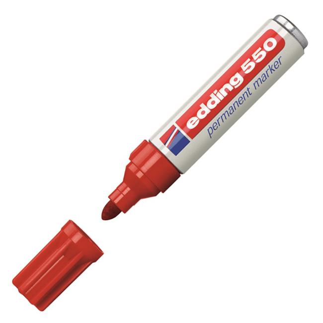 Edding 550 Permanentmarker rot