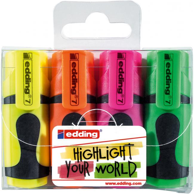 Edding 7/4S Mini-Textmarker-Set