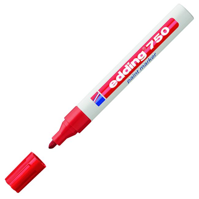 Lackmarker Edding 750 rot