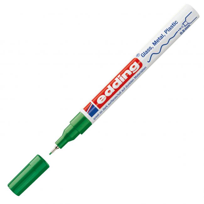 Lackmarker Edding 780 grün