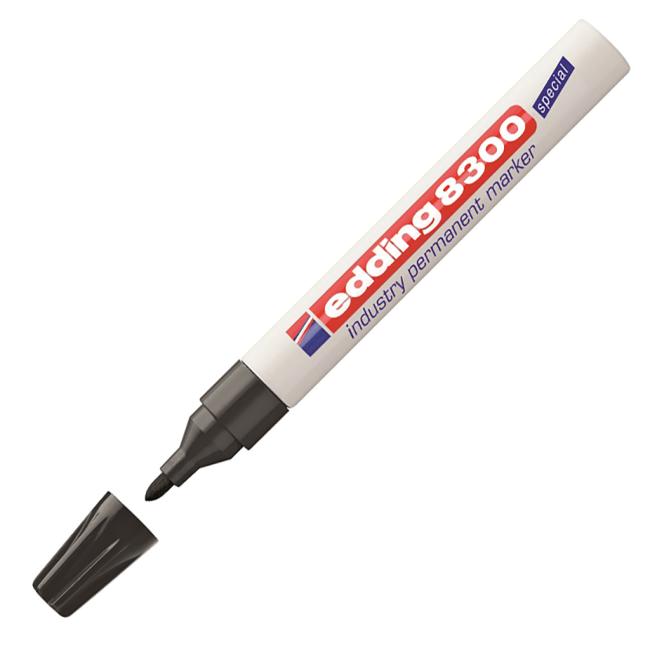 Industrieller Permanentmarker Edding 8300 schwarz
