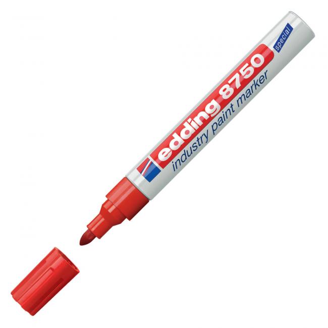 Industrieller Lackmarker Edding 8750 rot