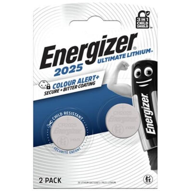 [EN205900] Energizer CR2025 Farbalarm-Knopfzelle, 2 Stück
