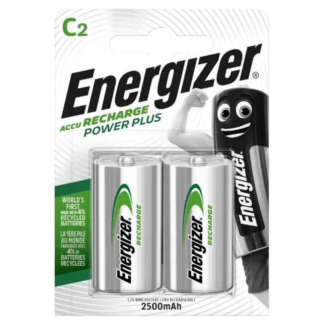 Energizer kleine Einzelzellen-Akkus 2500 mAh HR14 / 2 Stück
